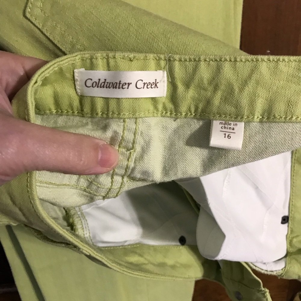 NWT lime green stretch jeans Never Worn